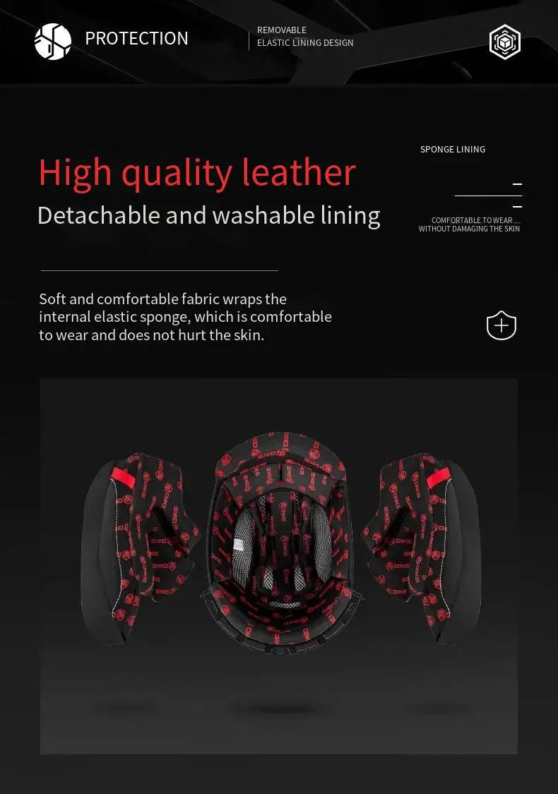 Face-lifting helmet Full-coverage motorcycle helmet Men&