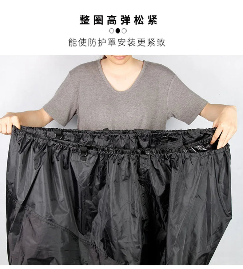 Waterproof Motorcycle half Cover Outdoor Rainproof hood For Scooter Bicycle Dustproof Protective Cover Motorcycle Accessories