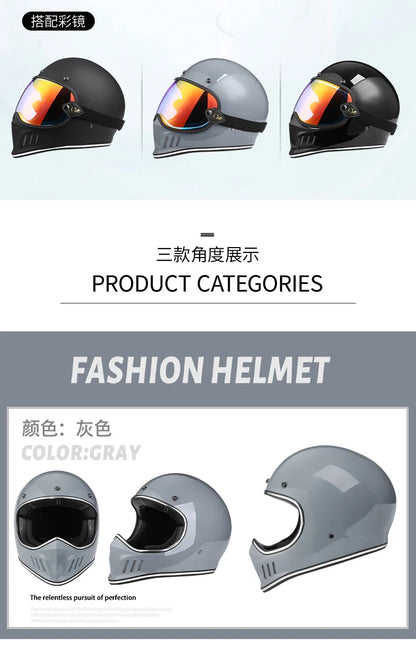 VOSS Motorcycle Helmets Full Face Casco Moto Helmets Vintage Retro Helmets Capacete De Motocicleta