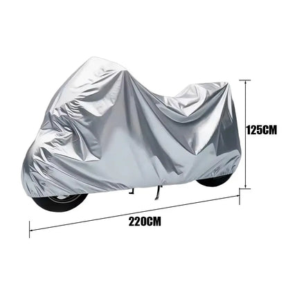 Motorcycle Cover Motor Rain Cover Waterproof Dustproof UV Protective Cover Coat Indoor Outdoor Motorbike Scooter Cover