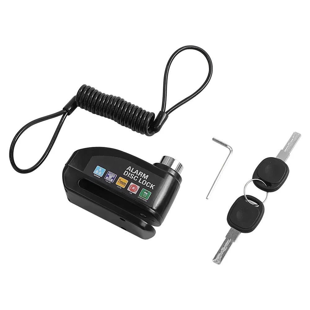 Disc Brake Alarm Lock for Xiaomi Mi5 Mi6 For Kukirin G2 G2PRO G2Max G3 G4 Scooter Security Anti-theft Wheel Disc Brake Lock