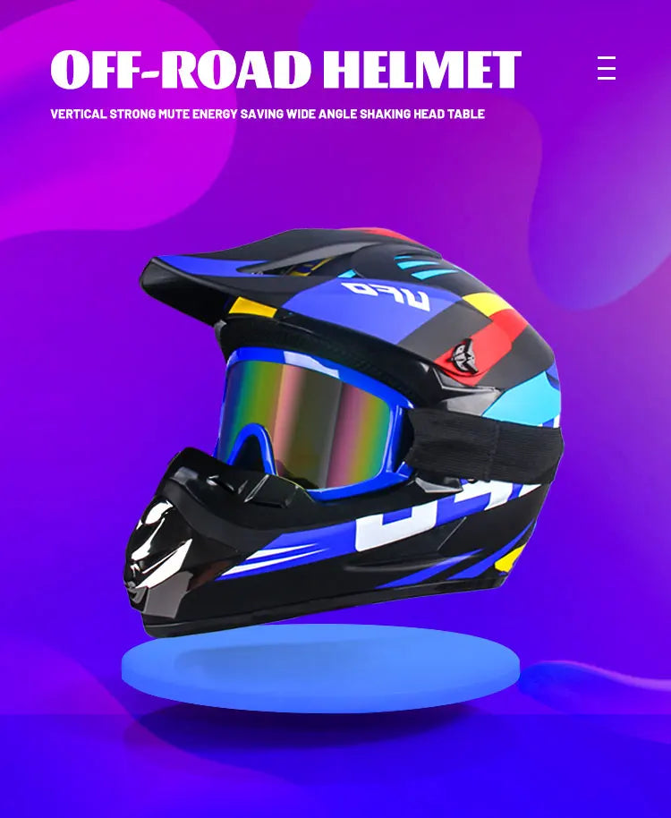 Full face motorcycle helmet for mountain bike  off-road  classic, MTB, racing, motocross, downhill, downhill