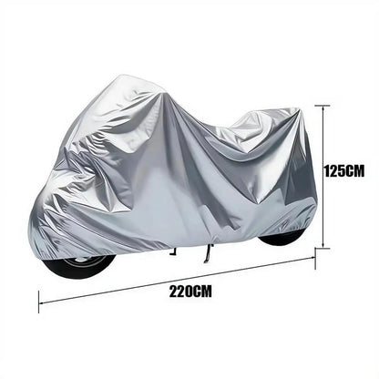 Motorcycle Cover Motor Rain Cover Waterproof Dustproof UV Protective Cover Coat Indoor Outdoor Motorbike Scooter Cover