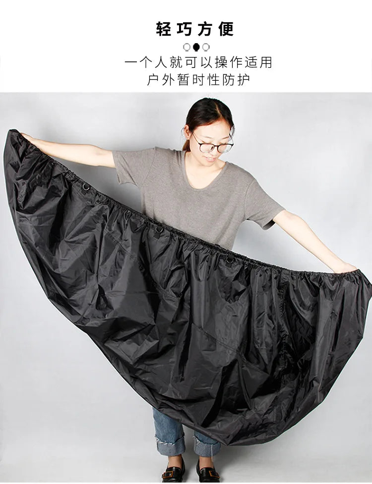 Waterproof Motorcycle half Cover Outdoor Rainproof hood For Scooter Bicycle Dustproof Protective Cover Motorcycle Accessories
