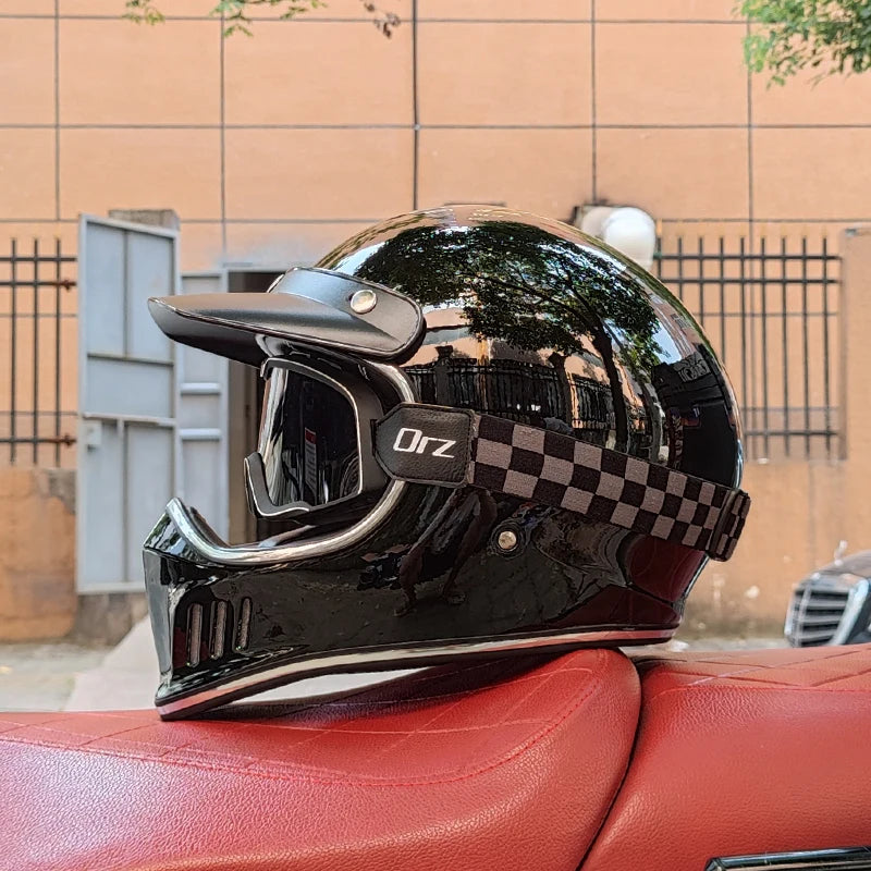 VOSS Motorcycle Helmets Full Face Casco Moto Helmets Vintage Retro Helmets Capacete De Motocicleta