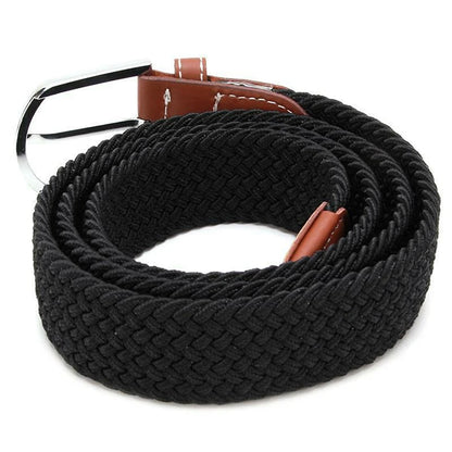 Men Belts Fashion Unisex Jeans Belts Adjustable Belt Men Outdoor Travel Hunting Waist Belt Automatic Plastic Buckle for Pants