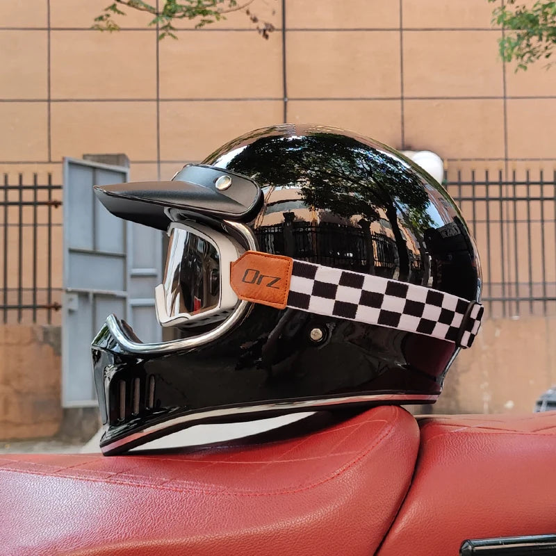 VOSS Motorcycle Helmets Full Face Casco Moto Helmets Vintage Retro Helmets Capacete De Motocicleta