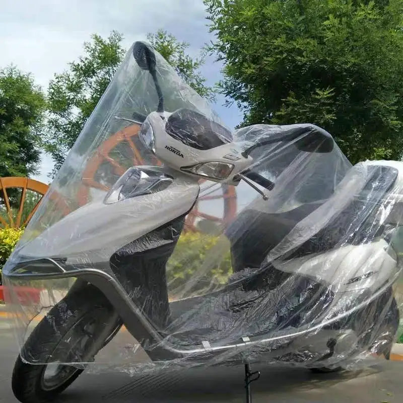 1pc Universal Motorcycle Covers Transparent Waterproof Motor Cover Bike Dust Cover