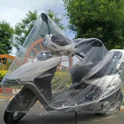 1pc Universal Motorcycle Covers Transparent Waterproof Motor Cover Bike Dust Cover