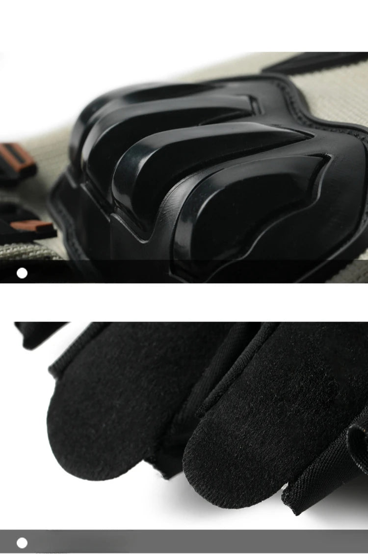 Motorcycle Gloves Half Finger Breathable Wear-resistant Anti Slip Anti Fall  Racing Outdoor Cycling Electric Bike Gloves