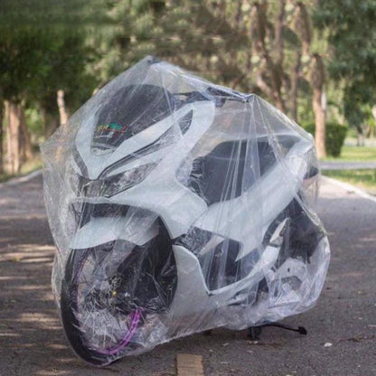 1pc Universal Motorcycle Covers Transparent Waterproof Motor Cover Bike Dust Cover