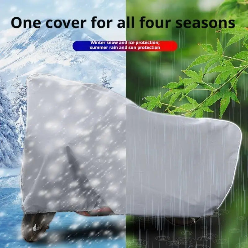 Motorcycle Protective Cover Outdoor Indoor Waterproof Sun Protection Dustroof UV Proof Bike Scooter Motorcycle Clothing Cover
