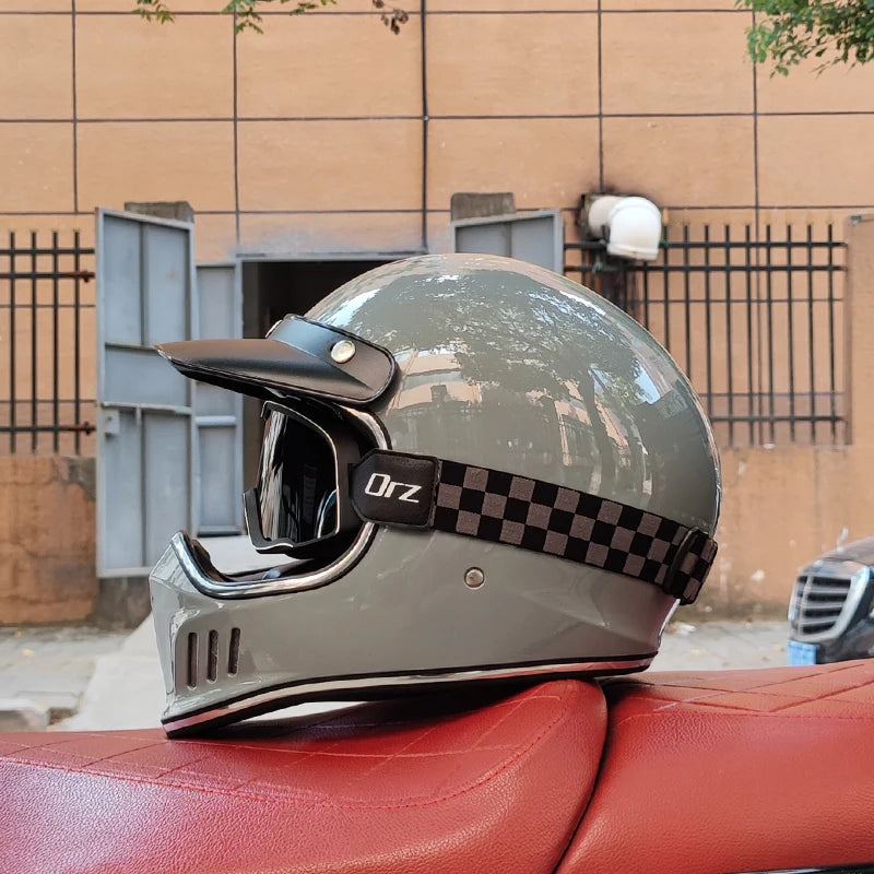 VOSS Motorcycle Helmets Full Face Casco Moto Helmets Vintage Retro Helmets Capacete De Motocicleta