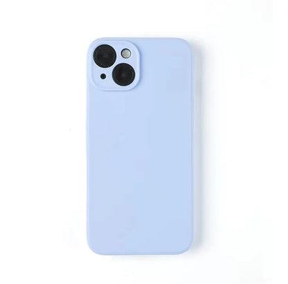 Liquid Silicone Phone Case for iphone 13 mini 14 15 Pro Max 15 Plus Candy Color Soft Back Cover Cases