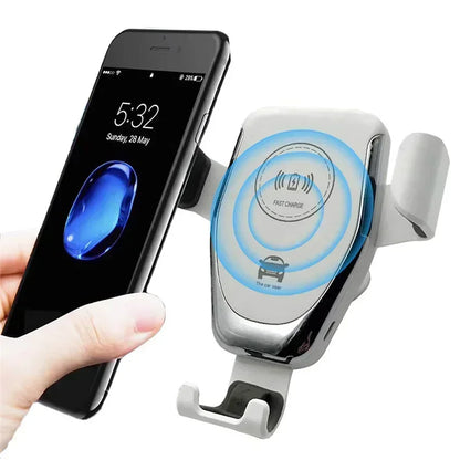 Wireless Charging Phone Car Holder Charger 15W For iPhone 15 14 13 12 11 Pro XS Max XR Fast Car Wireless Chargers