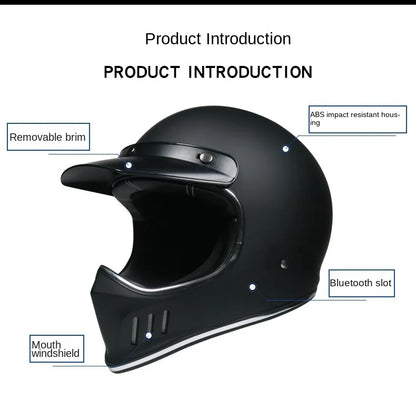 VOSS Motorcycle Helmets Full Face Casco Moto Helmets Vintage Retro Helmets Capacete De Motocicleta