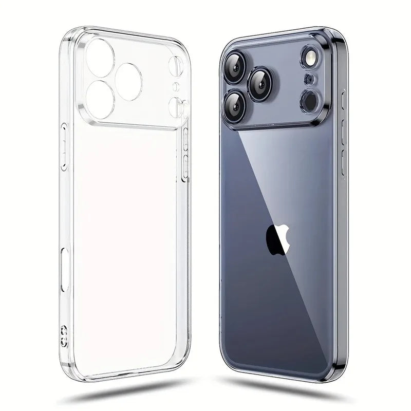 Ultra Thin Clear Phone Case For iPhone 17 16 18 Pro Max 17Pro Soft Silicone Transparent Cases For iPhone 15 14 13 Pro Max Cover