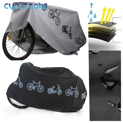 Bicycle Cover Motorcycle Rain Cover Waterproof Dustproof Anti-UV Outdoor Protection MTB Bike Cover All Seasons Bike Accessories