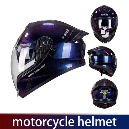 Face-lifting helmet Full-coverage motorcycle helmet Men&