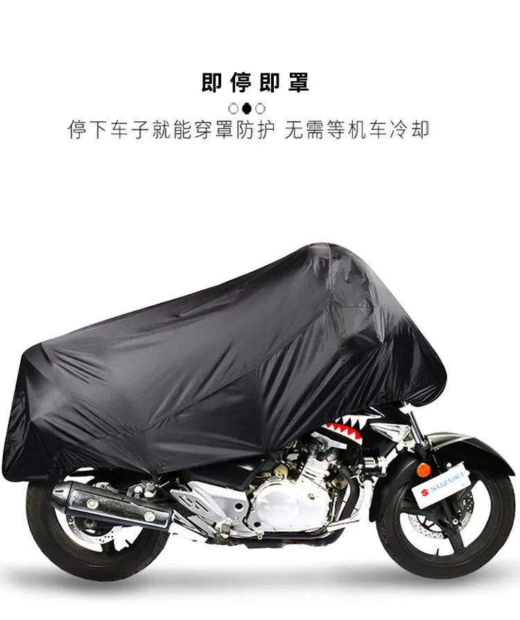 Waterproof Motorcycle half Cover Outdoor Rainproof hood For Scooter Bicycle Dustproof Protective Cover Motorcycle Accessories