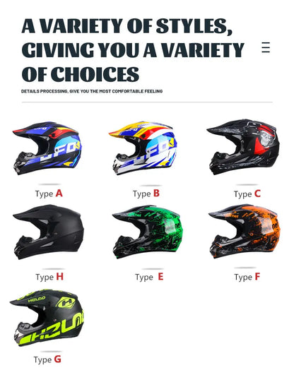 Full face motorcycle helmet for mountain bike  off-road  classic, MTB, racing, motocross, downhill, downhill