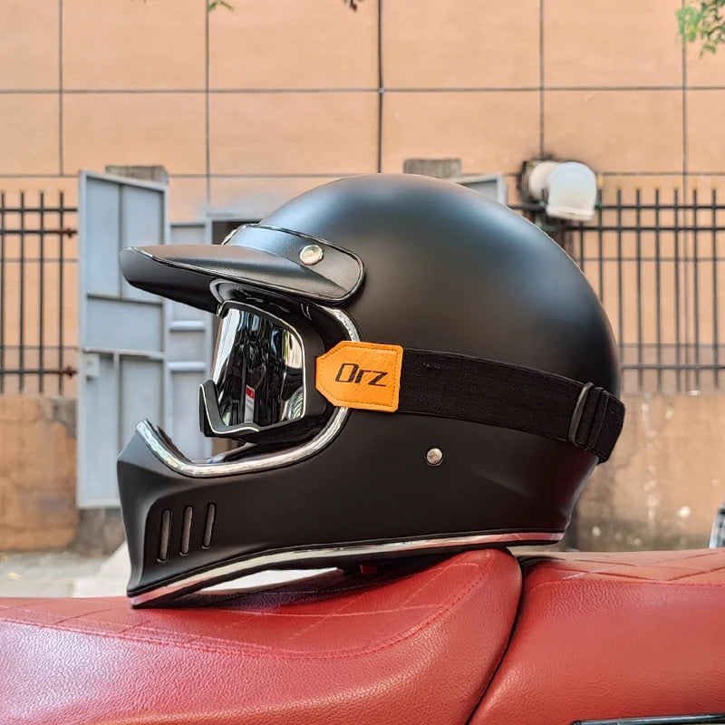 VOSS Motorcycle Helmets Full Face Casco Moto Helmets Vintage Retro Helmets Capacete De Motocicleta