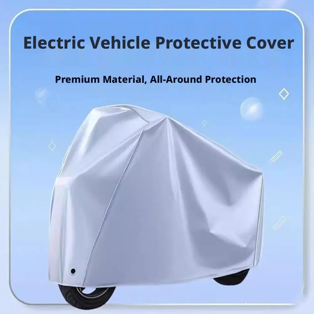 Motorcycle Cover Motor Rain Cover Waterproof Dustproof UV Protective Cover Coat Indoor Outdoor Motorbike Scooter Cover