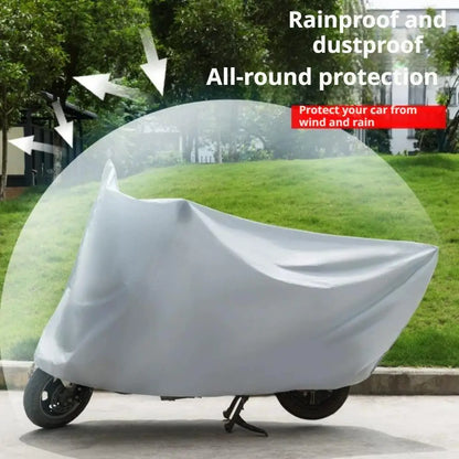 Motorcycle Protective Cover Outdoor Indoor Waterproof Sun Protection Dustroof UV Proof Bike Scooter Motorcycle Clothing Cover