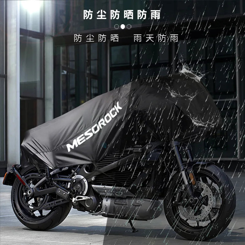 Waterproof Motorcycle half Cover Outdoor Rainproof hood For Scooter Bicycle Dustproof Protective Cover Motorcycle Accessories