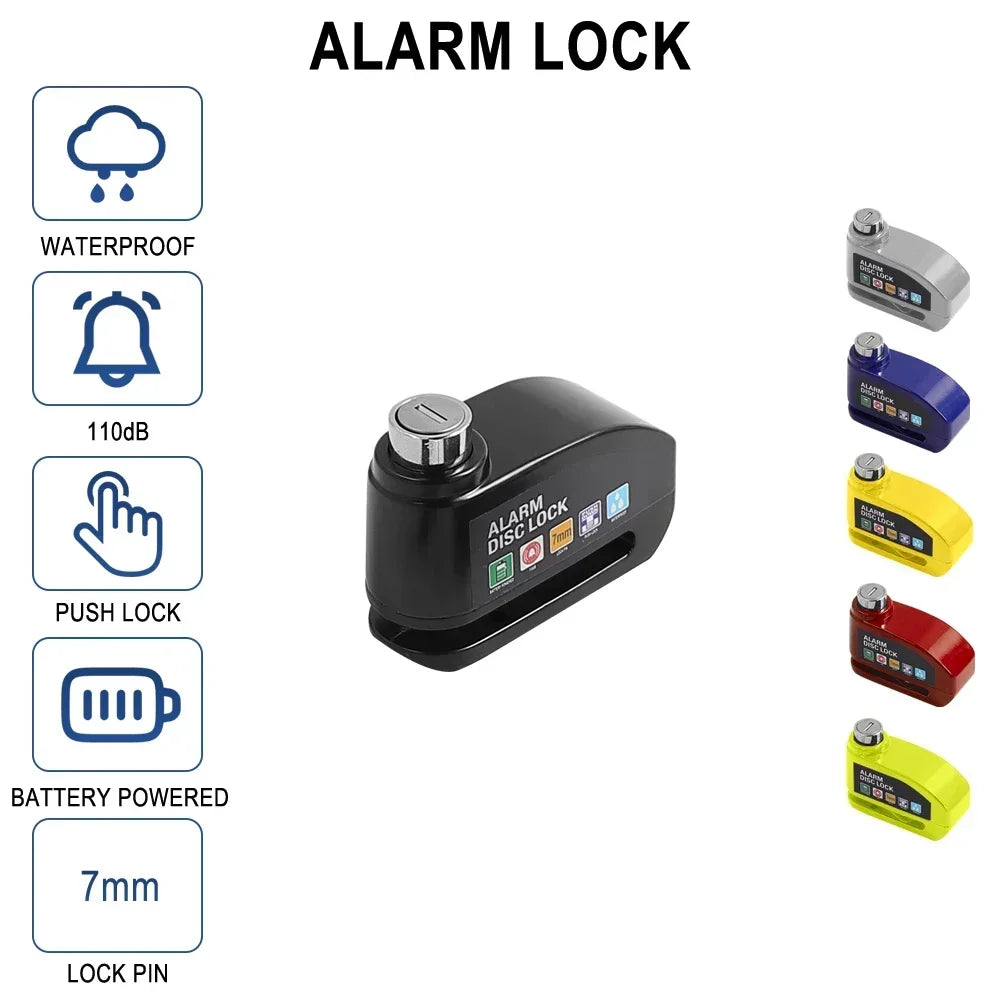 Disc Brake Alarm Lock for Xiaomi Mi5 Mi6 For Kukirin G2 G2PRO G2Max G3 G4 Scooter Security Anti-theft Wheel Disc Brake Lock