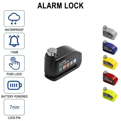 Disc Brake Alarm Lock for Xiaomi Mi5 Mi6 For Kukirin G2 G2PRO G2Max G3 G4 Scooter Security Anti-theft Wheel Disc Brake Lock