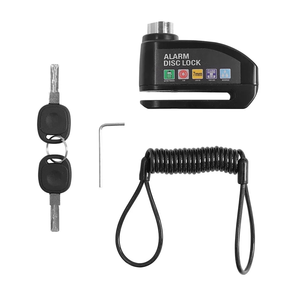 Disc Brake Alarm Lock for Xiaomi Mi5 Mi6 For Kukirin G2 G2PRO G2Max G3 G4 Scooter Security Anti-theft Wheel Disc Brake Lock