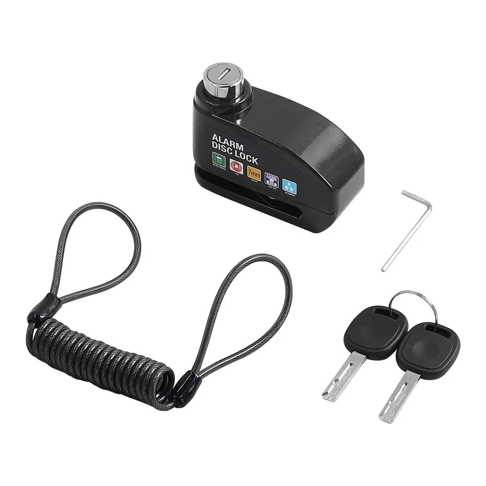 Disc Brake Alarm Lock for Xiaomi Mi5 Mi6 For Kukirin G2 G2PRO G2Max G3 G4 Scooter Security Anti-theft Wheel Disc Brake Lock