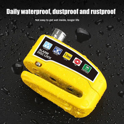 Disc Brake Lock Alarm System for Motorcycle Bicycle Advanced Anti Theft Protection