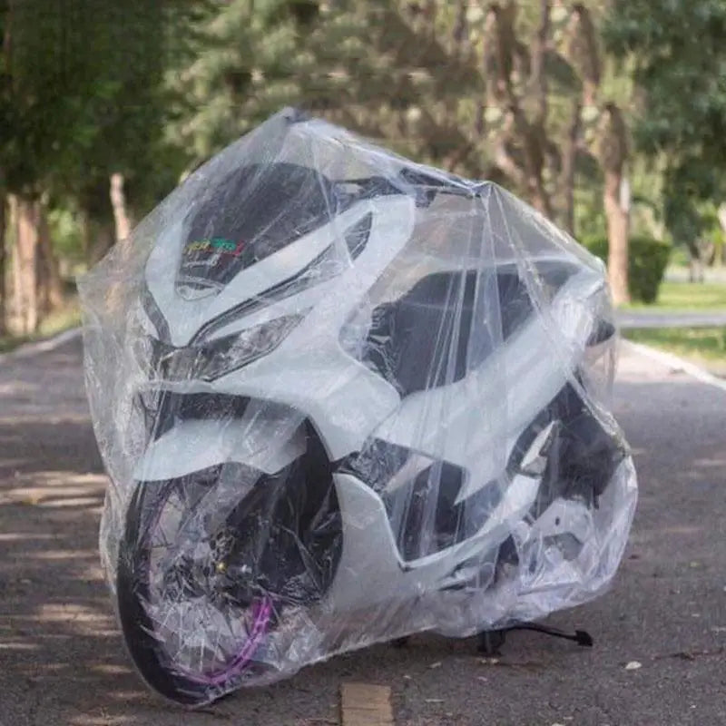 1pc Universal Motorcycle Covers Transparent Waterproof Motor Cover Bike Dust Cover