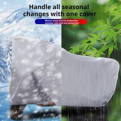 Motorcycle Cover Motor Rain Cover Waterproof Dustproof UV Protective Cover Coat Indoor Outdoor Motorbike Scooter Cover