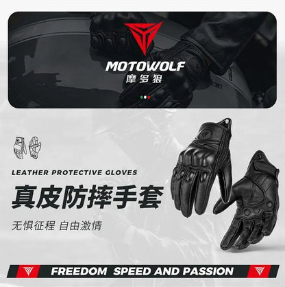 Motorcycle Gloves Waterproof Windproof Winter Warm Summer Breathable Touch Operate Guantes Moto Fist Palm Protect