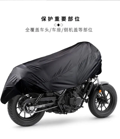 Waterproof Motorcycle half Cover Outdoor Rainproof hood For Scooter Bicycle Dustproof Protective Cover Motorcycle Accessories