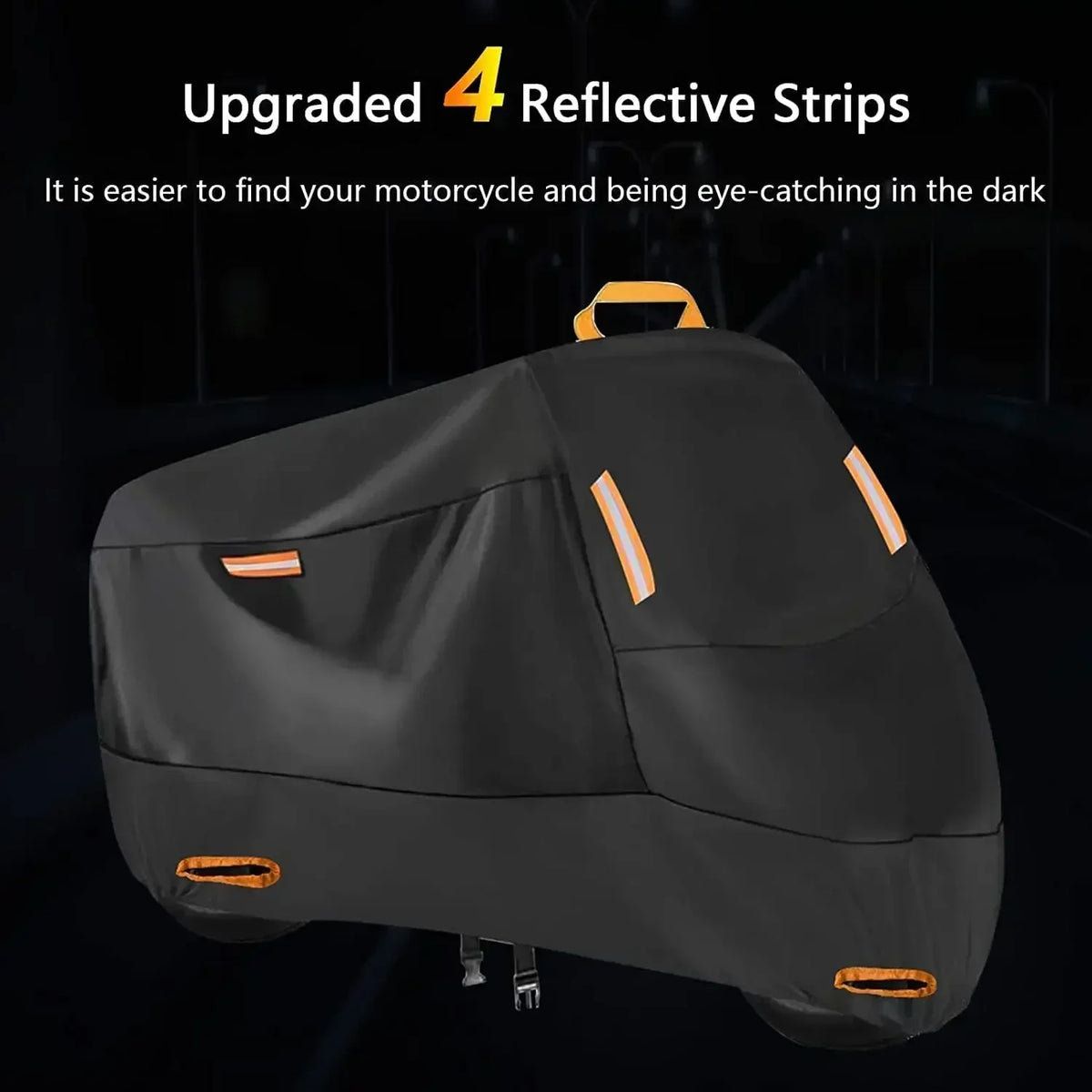 Motorcycle Cover Waterproof All Season Dustproof UV Protective Outdoor Indoor Scooter Wear-resistant Fabric Motorbike Cover