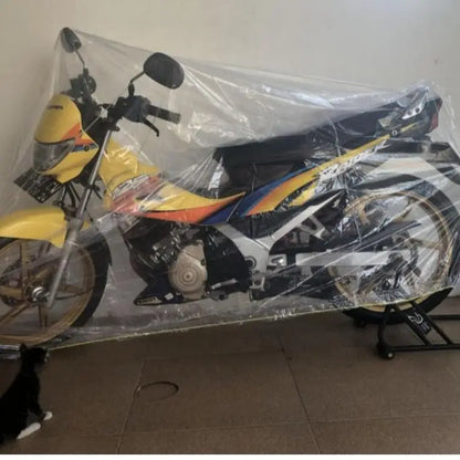1pc Universal Motorcycle Covers Transparent Waterproof Motor Cover Bike Dust Cover