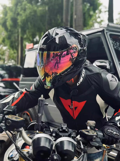 Face-lifting helmet Full-coverage motorcycle helmet Men&