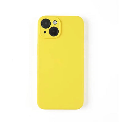 Liquid Silicone Phone Case for iphone 13 mini 14 15 Pro Max 15 Plus Candy Color Soft Back Cover Cases