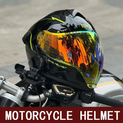 Face-lifting helmet Full-coverage motorcycle helmet Men&