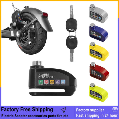 Disc Brake Alarm Lock for Xiaomi Mi5 Mi6 For Kukirin G2 G2PRO G2Max G3 G4 Scooter Security Anti-theft Wheel Disc Brake Lock