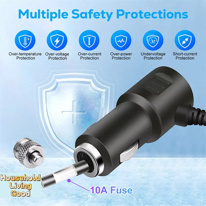 【Car Charger For Phones 120W Plug And Play Charger Splitter Overcharge Protection Charger Adapter PD QC3.0 Car Charger】