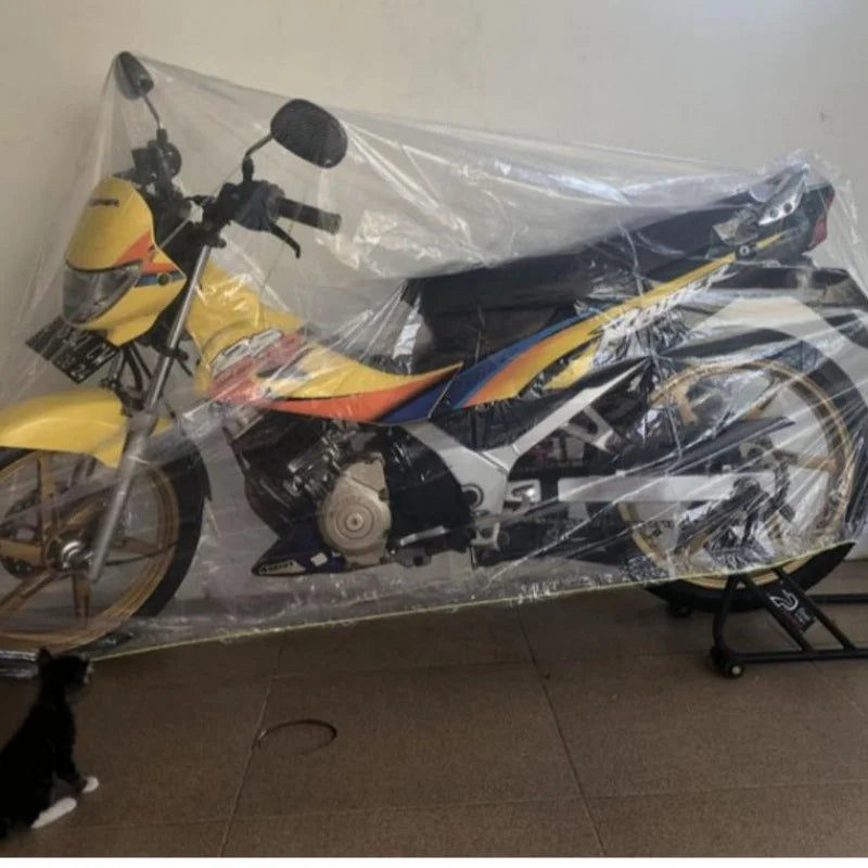 1pc Universal Motorcycle Covers Transparent Waterproof Motor Cover Bike Dust Cover