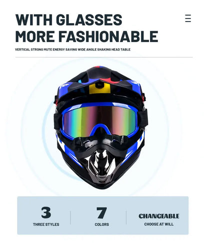 Full face motorcycle helmet for mountain bike  off-road  classic, MTB, racing, motocross, downhill, downhill