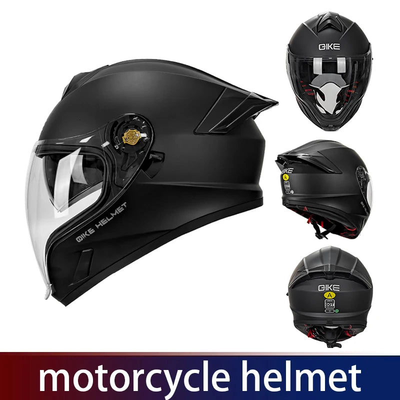 Face-lifting helmet Full-coverage motorcycle helmet Men&