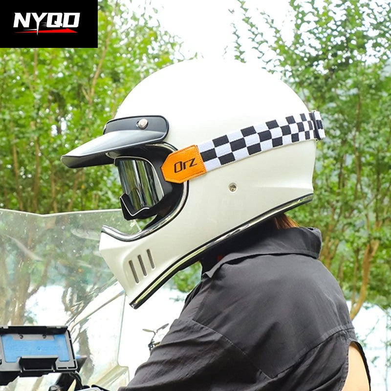 VOSS Motorcycle Helmets Full Face Casco Moto Helmets Vintage Retro Helmets Capacete De Motocicleta