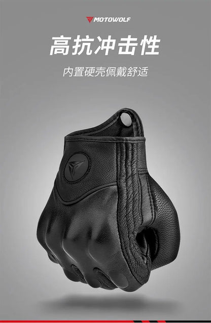 Motorcycle Gloves Waterproof Windproof Winter Warm Summer Breathable Touch Operate Guantes Moto Fist Palm Protect